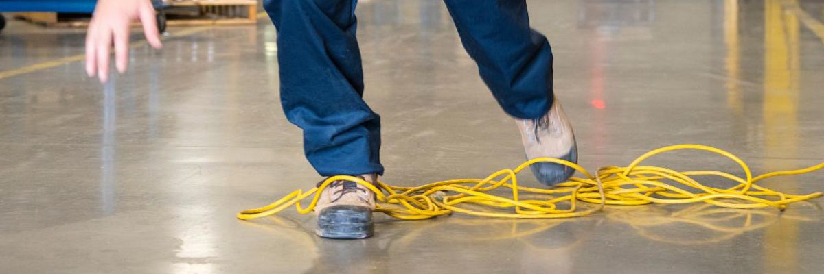 Preventing Slips and Trips During Service Calls